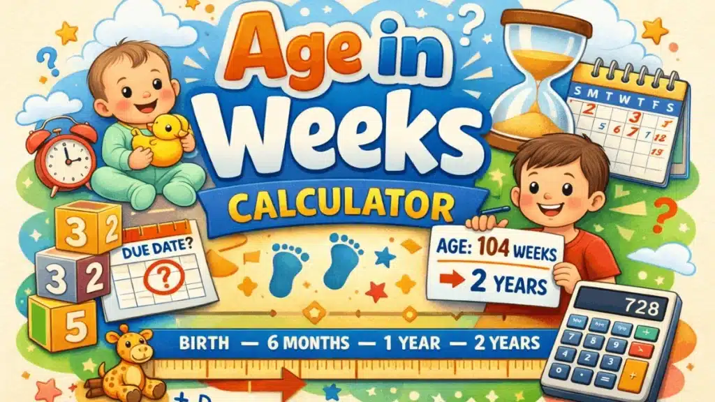 age in weeks calculator