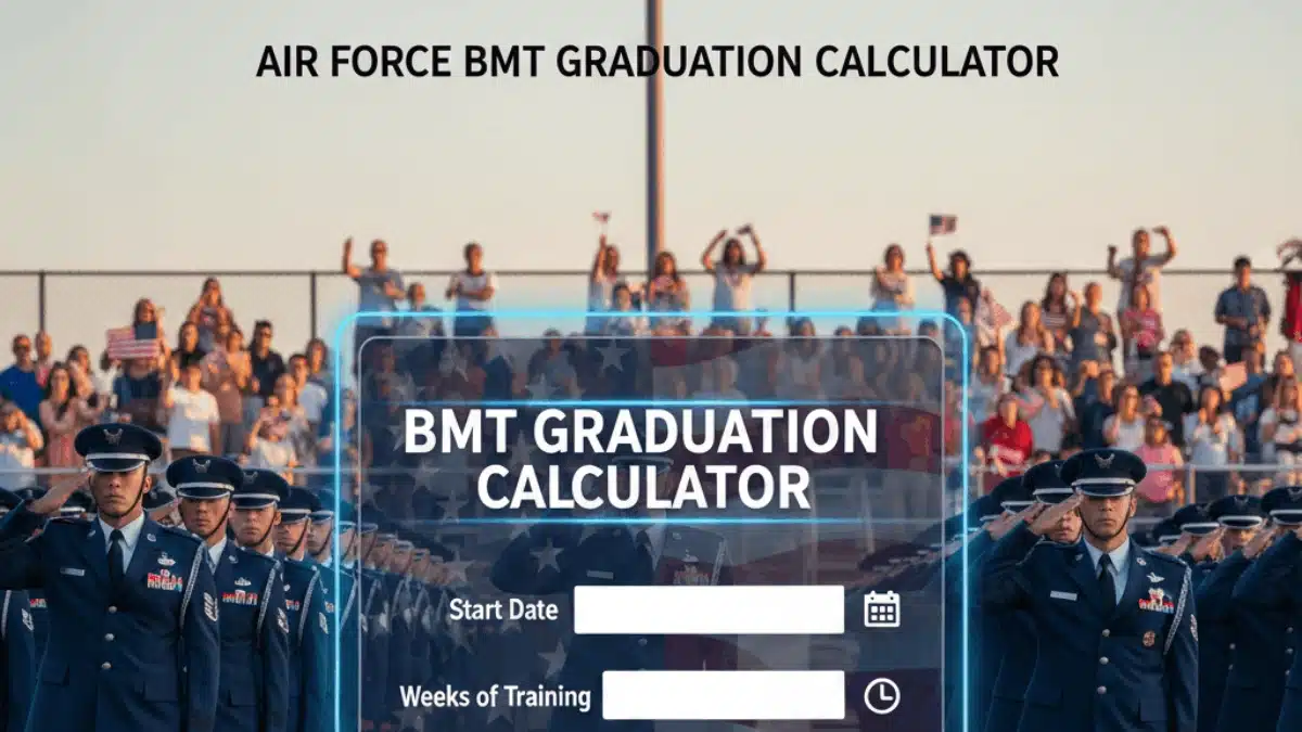 air force bmt graduation calculator