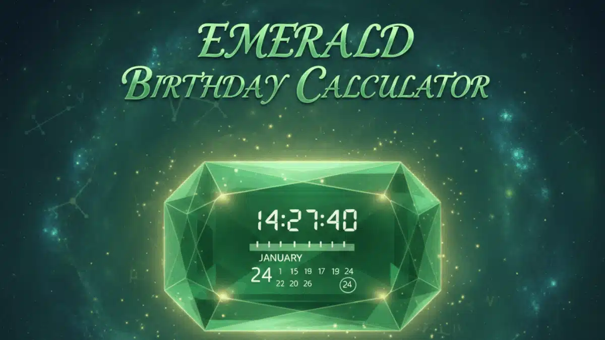 emerald birthday calculator