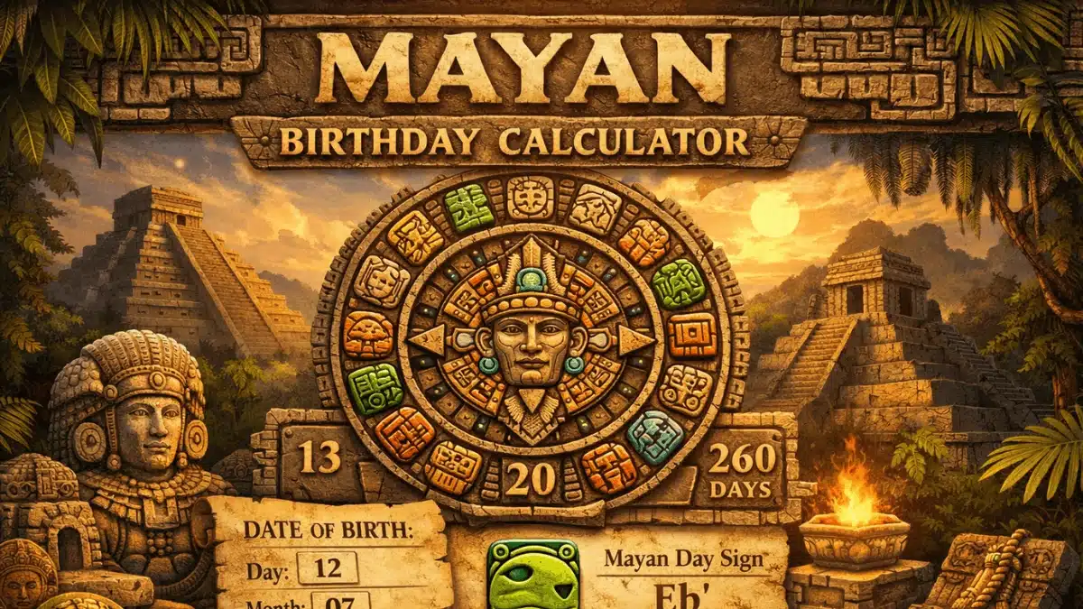 mayan calendar birthday calculator