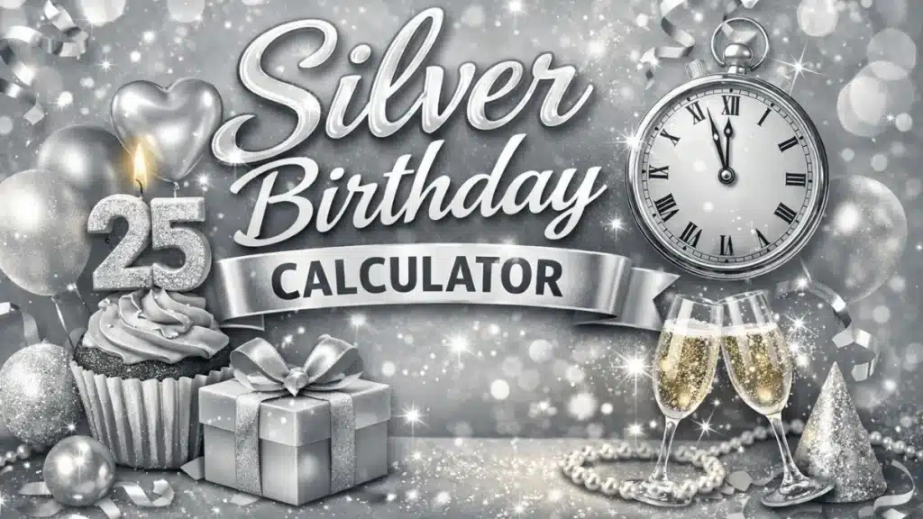 silver birthday calculator