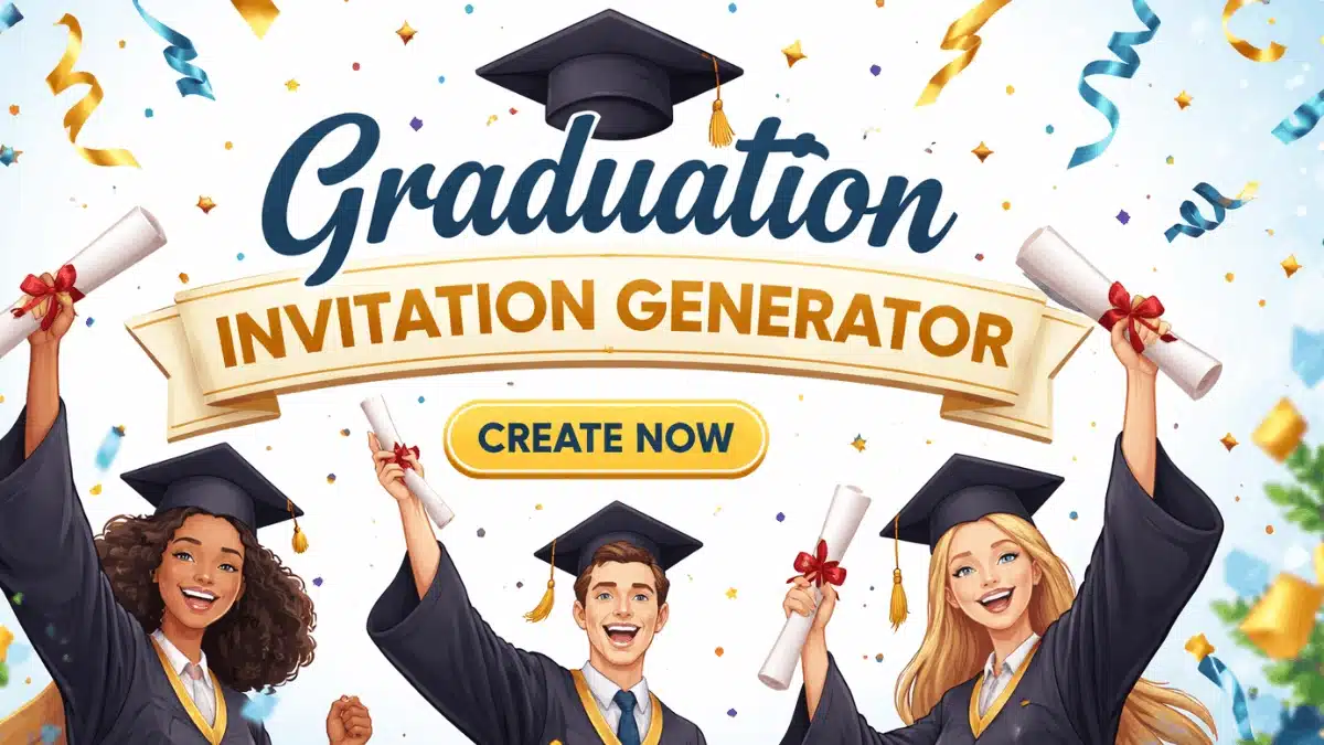 graduation invitation generator