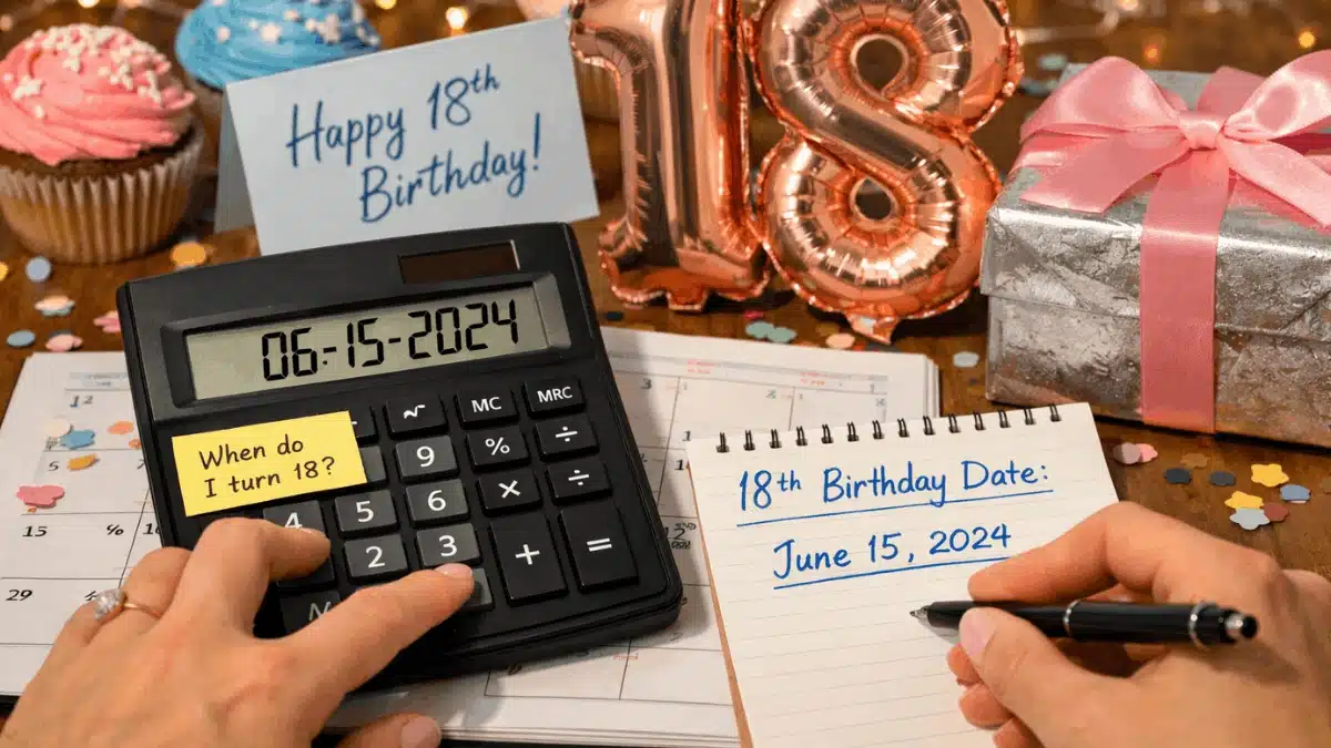 18th birthday calculator