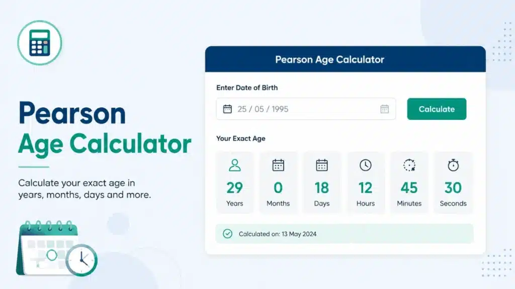 pearson age calculator