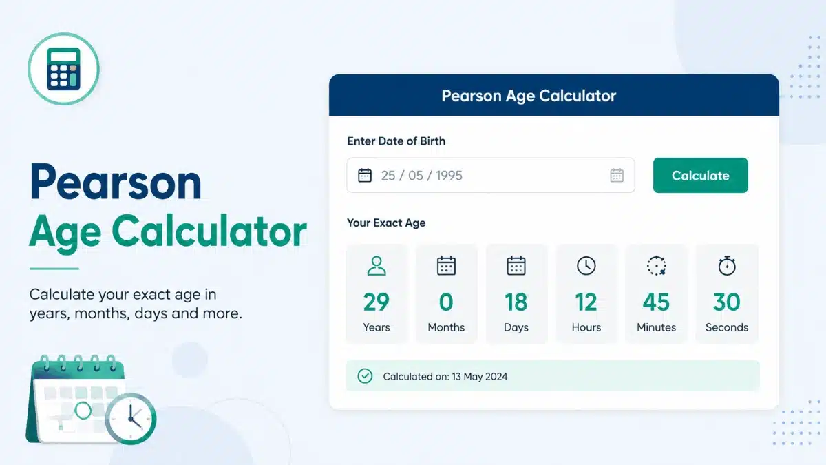 pearson age calculator