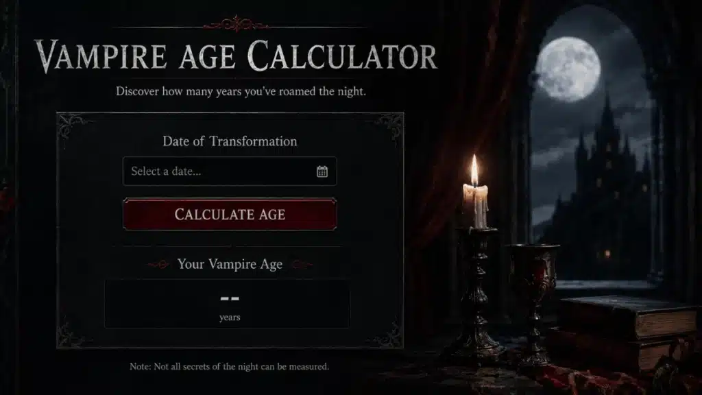 vampire age calculator