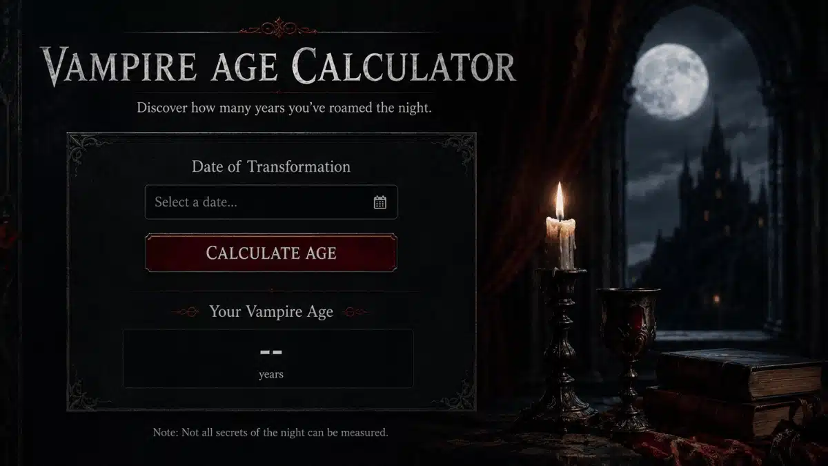 vampire age calculator